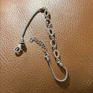 Elegant Silver Chain Bracelet